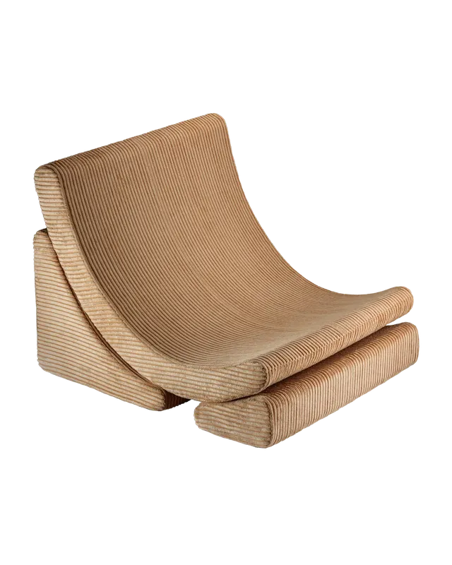 wigiwama-fauteuil-lune-toffee-velours-c-tel image 1