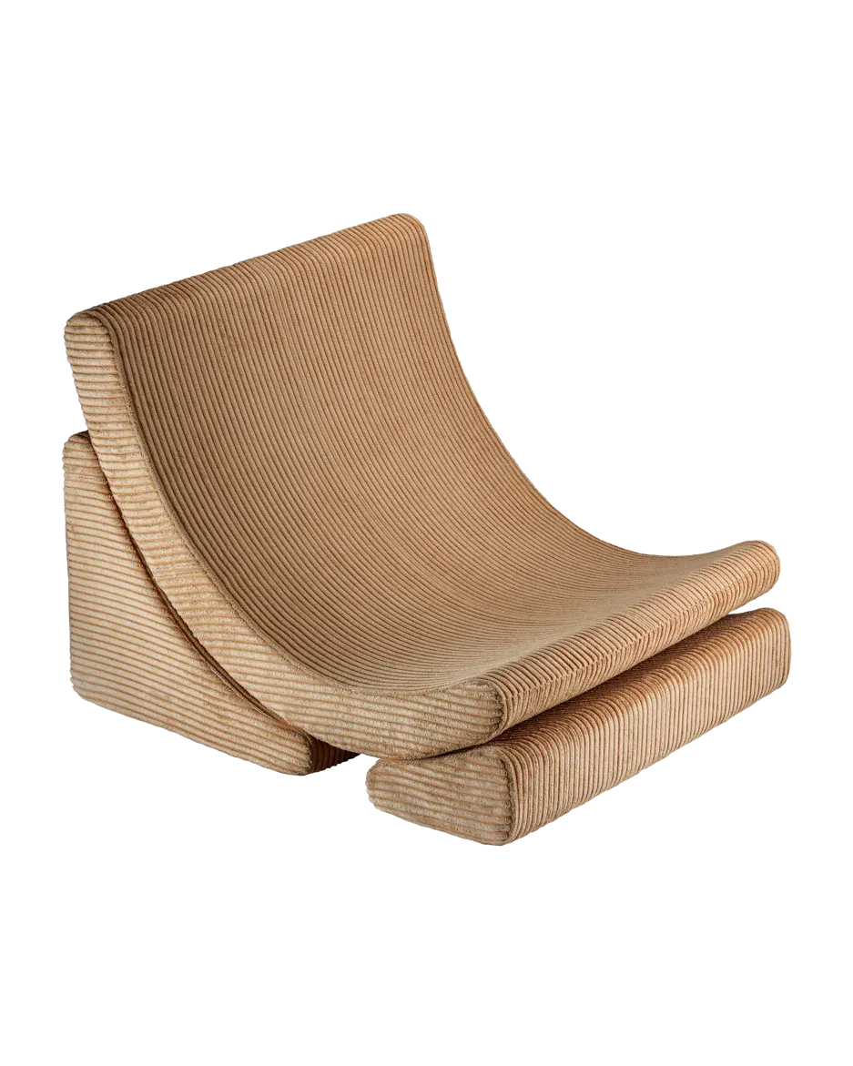 wigiwama-fauteuil-lune-toffee-velours-c-tel image 1