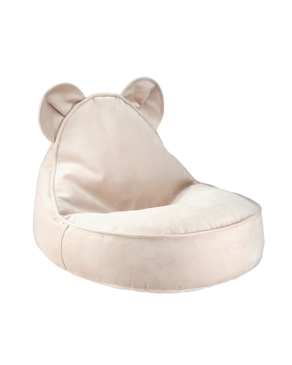 wigiwama-pouf-ours-vieux-beige-pouf-enfant-velours image 1