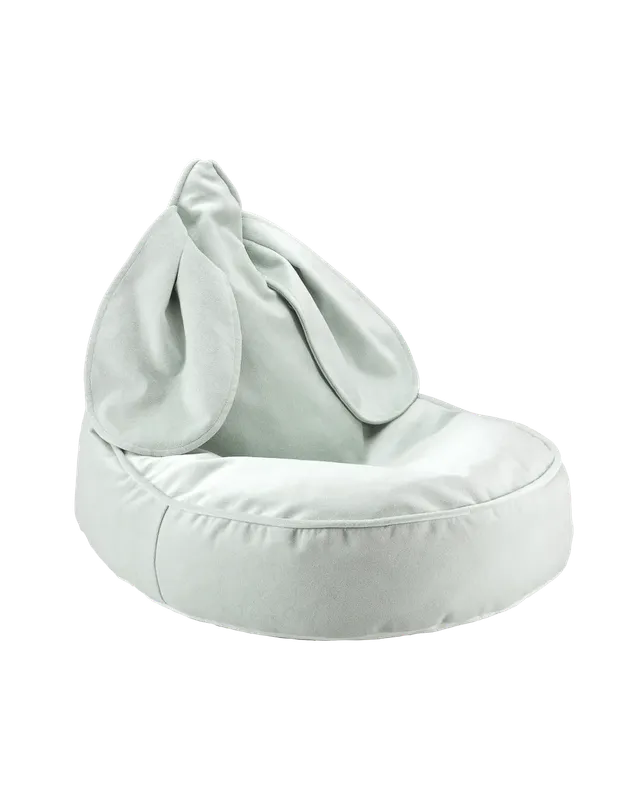 wigiwama-pouf-lapin-misty-green-pouf-enfant-velours image 1