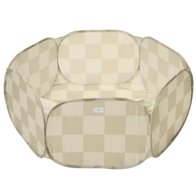 3-sprouts-piscine-balles-enfant-checkerboard-beige image 1