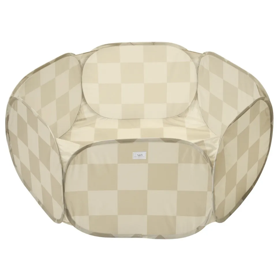 3-sprouts-piscine-balles-enfant-checkerboard-beige image 1