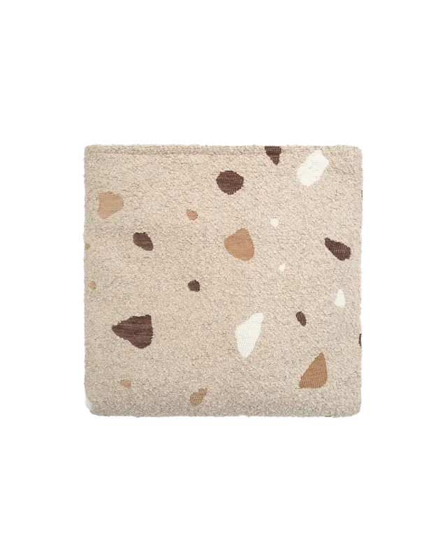 wigiwama-housse-ottoman-carr-terrazzo-sand-housse-de-rechange image 1