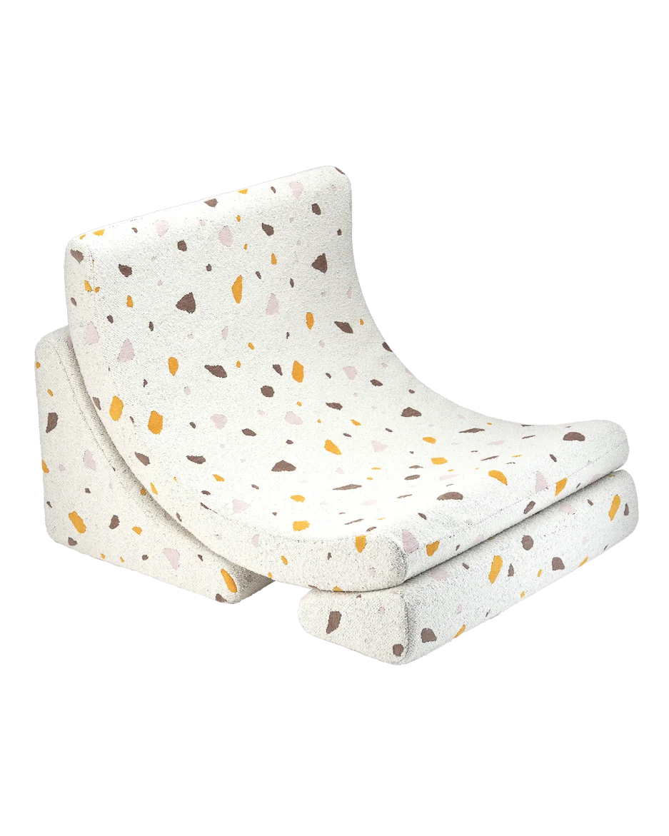 wigiwama-fauteuil-lune-chaise-modulable-enfant-terrazzo-marble image 1