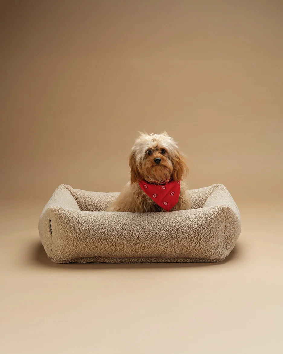 wigiwama-biscuit-pet-snuggle-bed-m-lit-chien-teddy-r-versible image 4