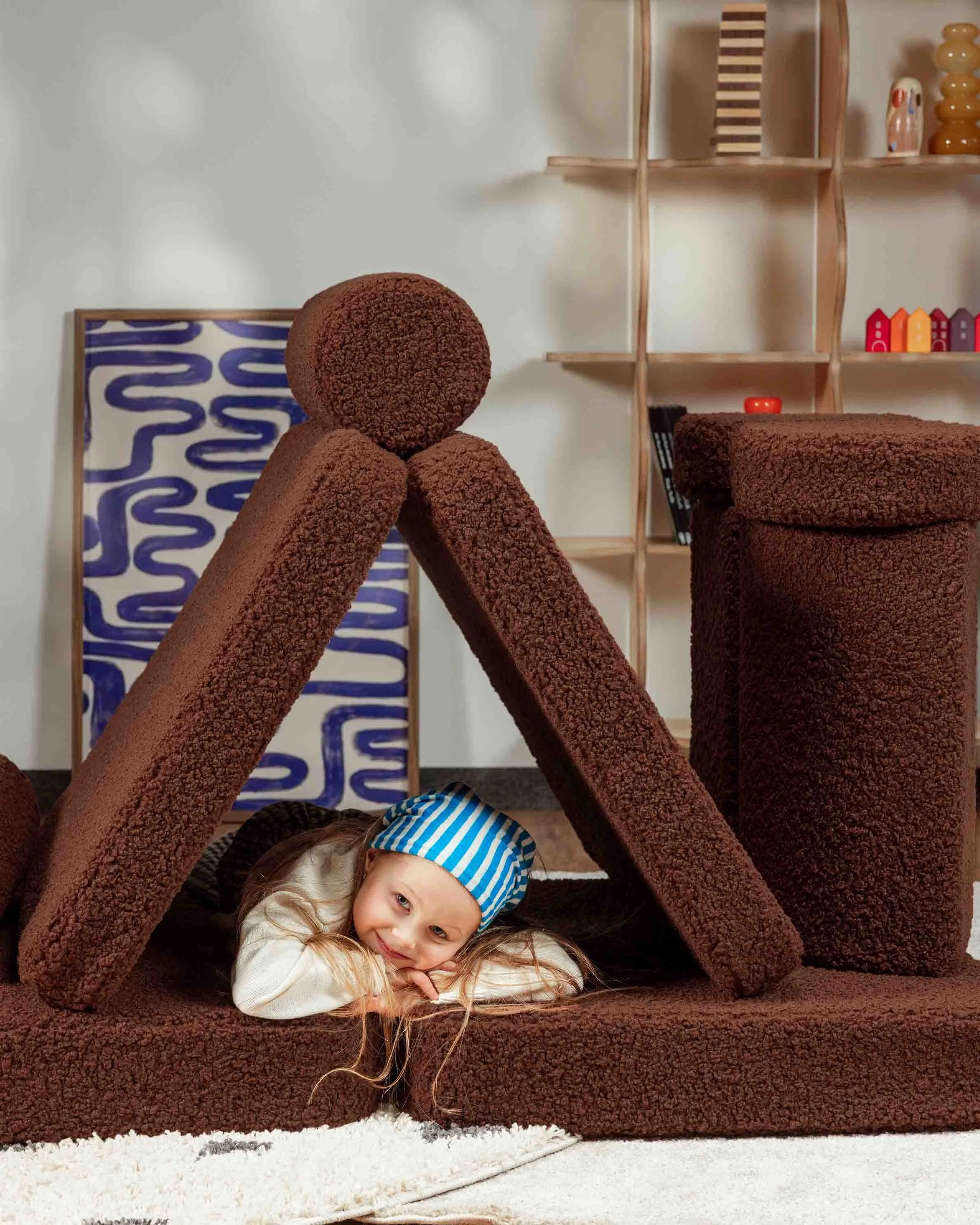 wigiwama-warm-hazel-canap-de-jeu-modulaire-enfant-teddy-brun image 5