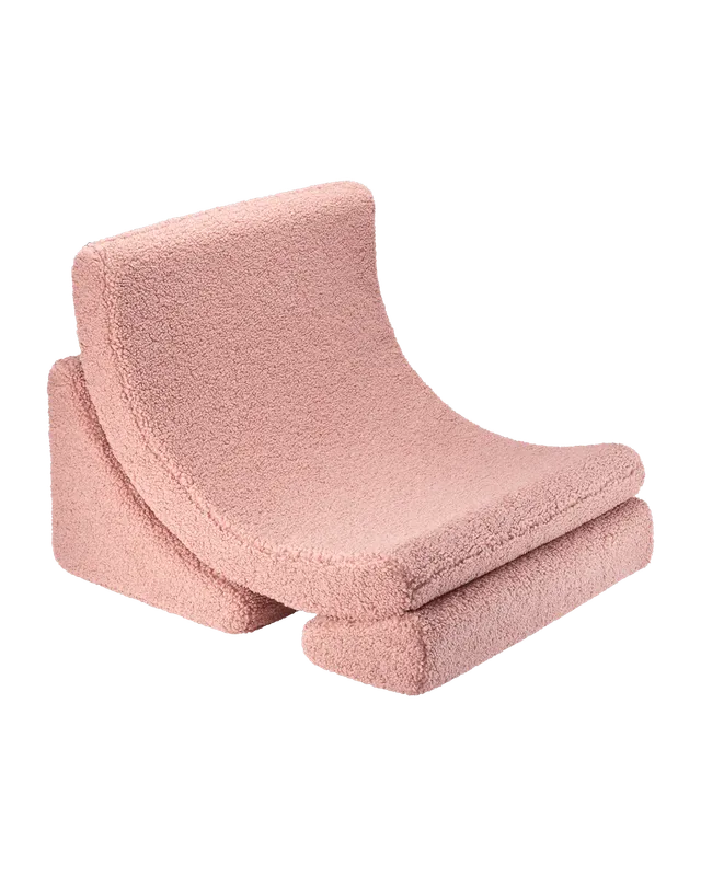 wigiwama-fauteuil-lune-guava-effet-teddy image 1