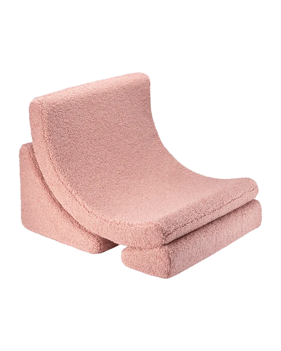 wigiwama-fauteuil-lune-guava-effet-teddy image 1