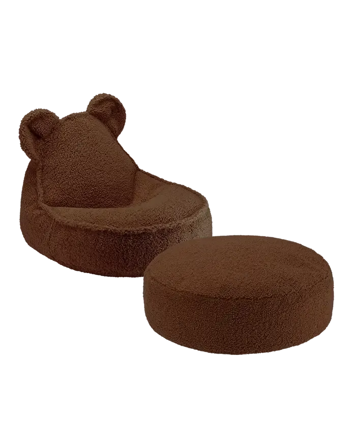 wigiwama-ensemble-pouf-ours-et-repose-pieds-warm-hazel-bear image 1