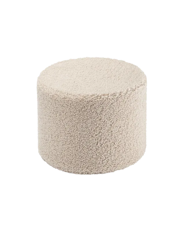 wigiwama-pouf-enfant-biscuit-effet-teddy image 1