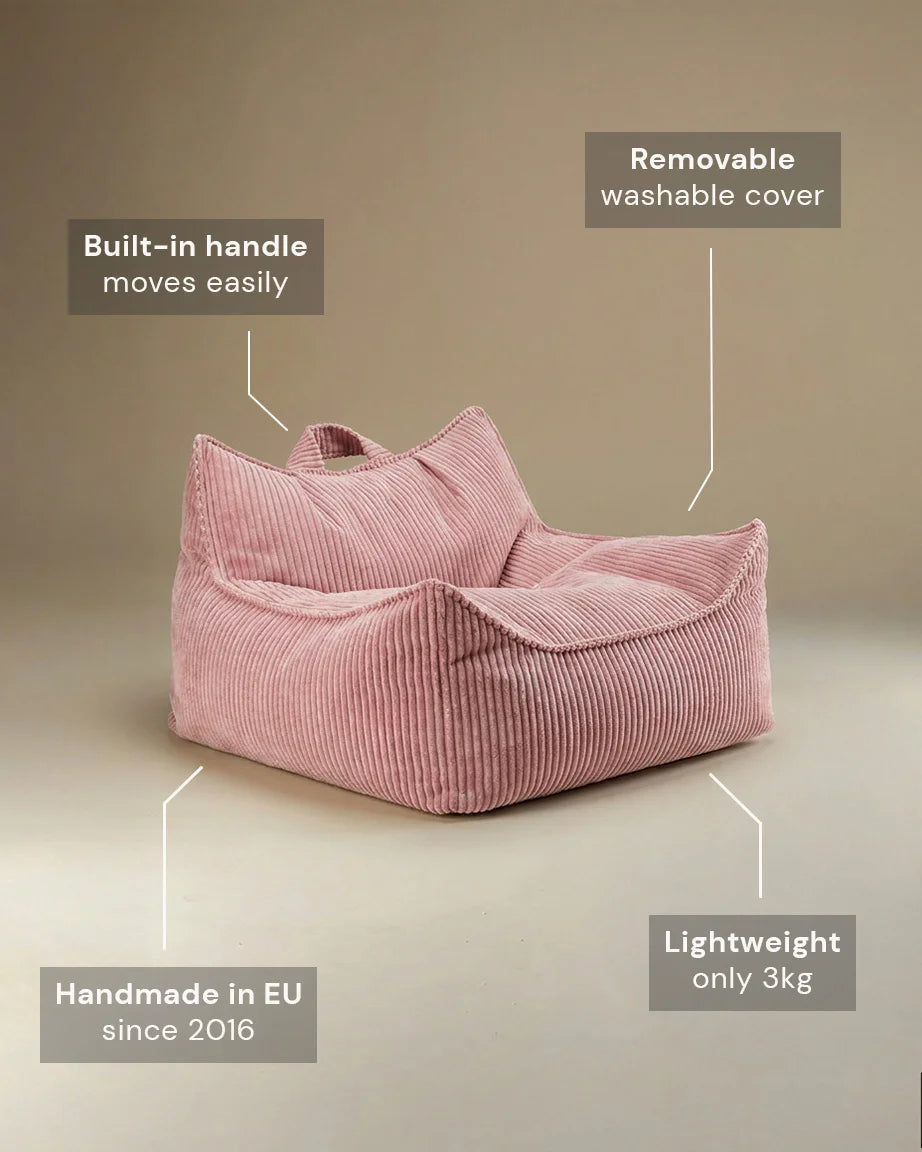 wigiwama-fauteuil-poire-pink-mousse-pouf-enfant-velours-c-tel-rose image 8