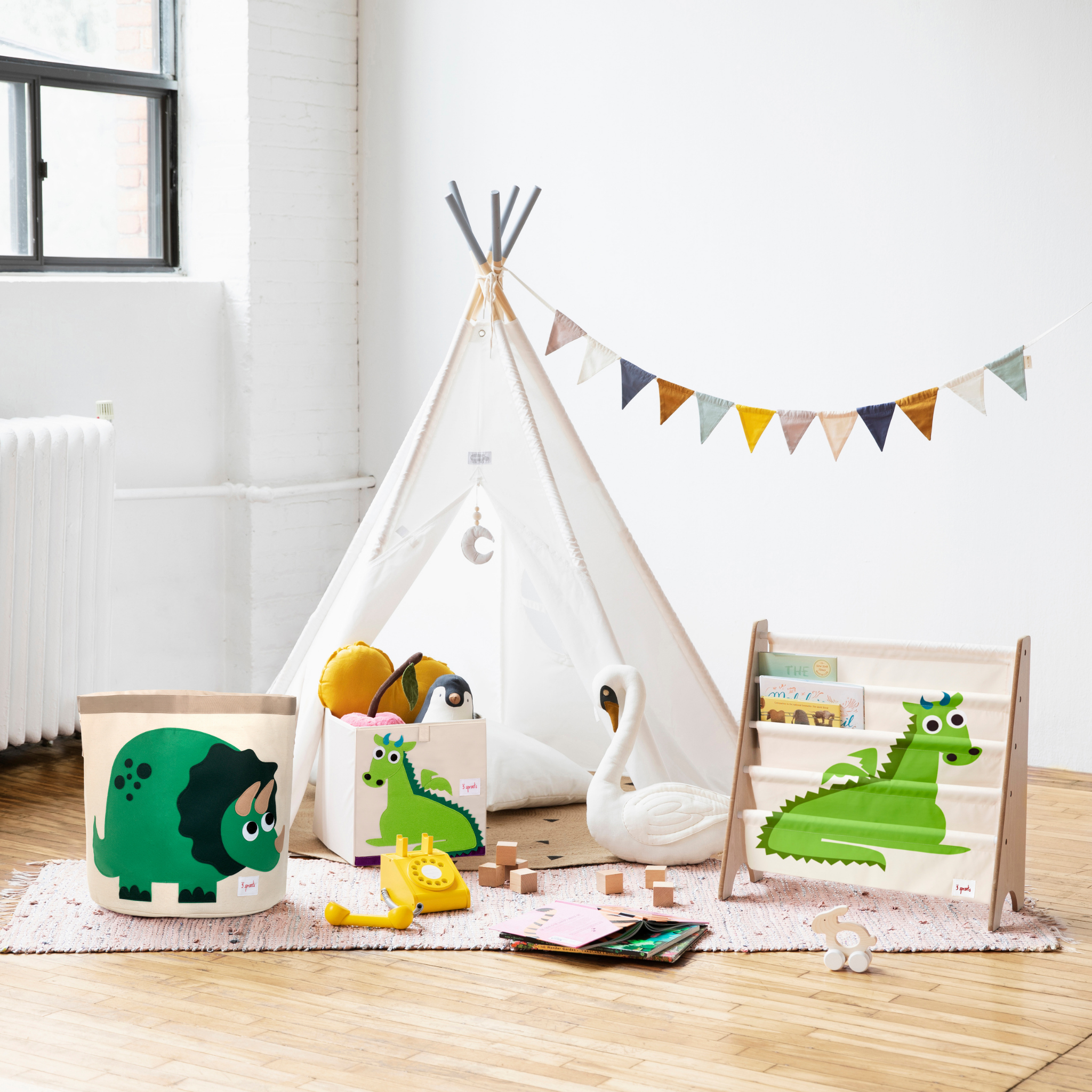 3-sprouts-porte-livres-enfant-dragon image 3