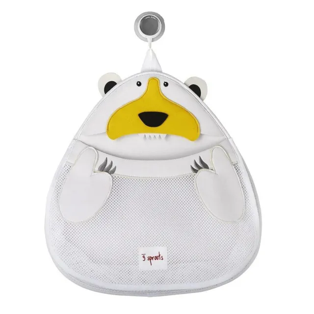 3-sprouts-rangement-bain-ours-polaire-filet-ventouse image 1