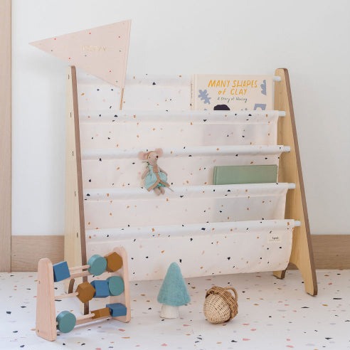 3-sprouts-terrazzo-cr-me-porte-livres-frontal-en-tissu-recycl image 3