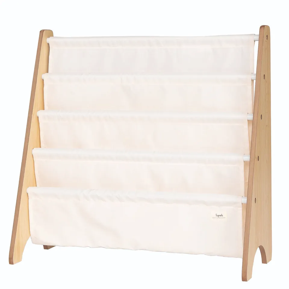3-sprouts-biblioth-que-enfant-tissu-recycl-cr-me image 1