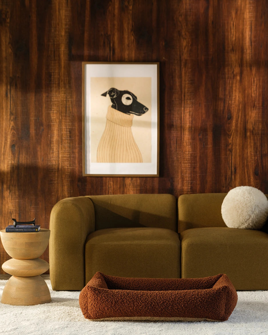 wigiwama-pet-snuggle-bed-l-warm-hazel-lit-chien-teddy-r-versible image 4