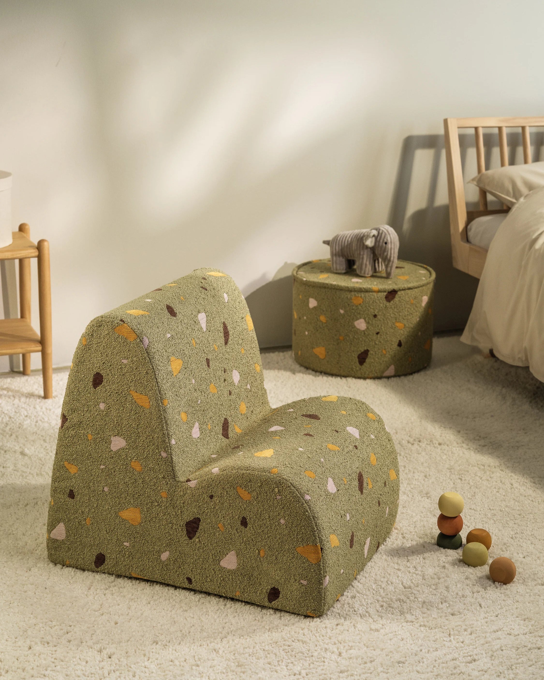 wigiwama-pouf-terrazzo-moss-pouf-enfant image 7