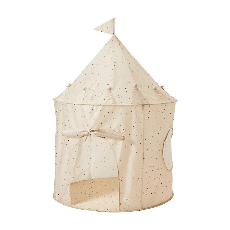 3-sprouts-tente-de-jeu-terrazzo-beige-en-tissu-recycl image 1