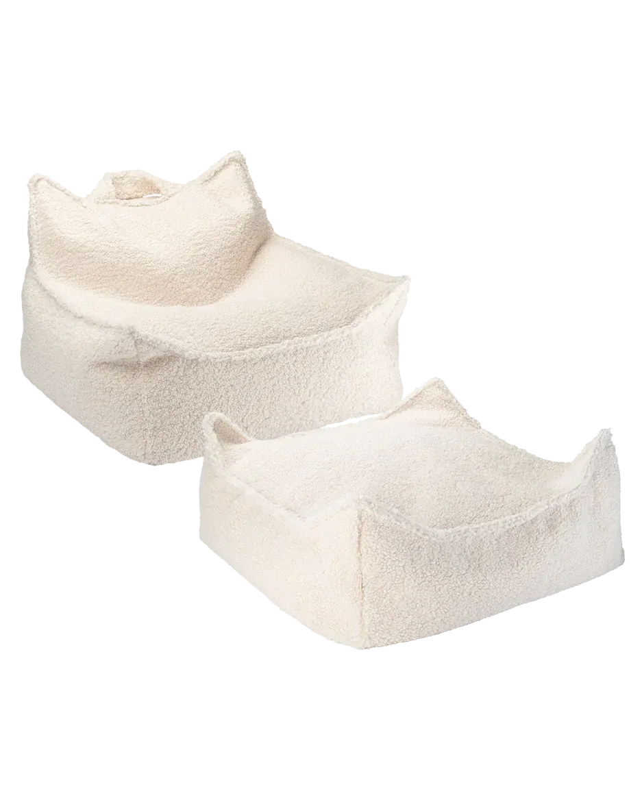wigiwama-kit-fauteuil-poire-et-ottoman-cream-white image 1