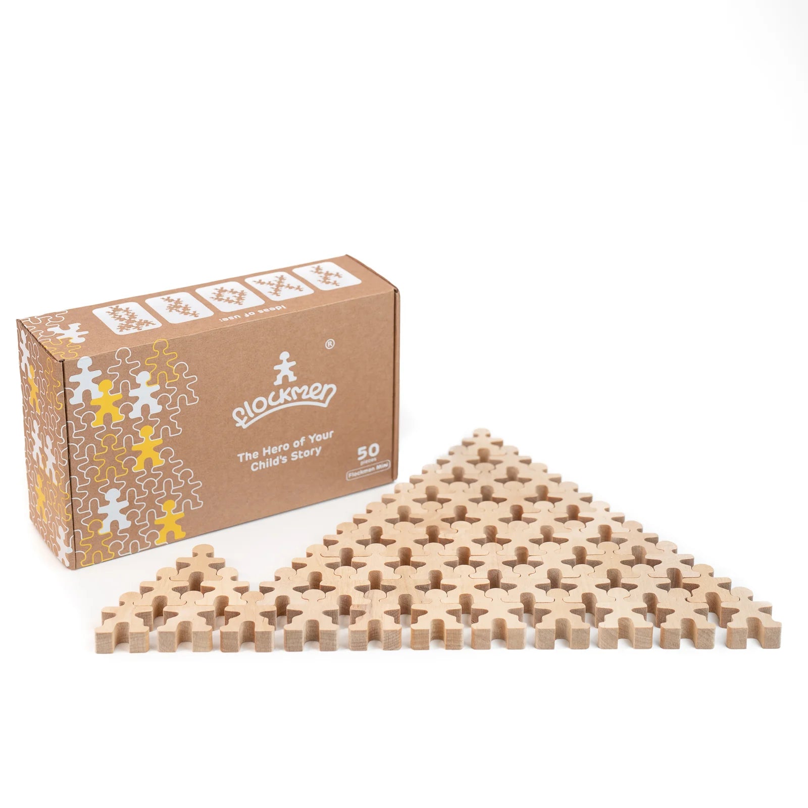 ette-tete-flockmen-set-mini-50-pi-ces-en-bois-naturel image 2