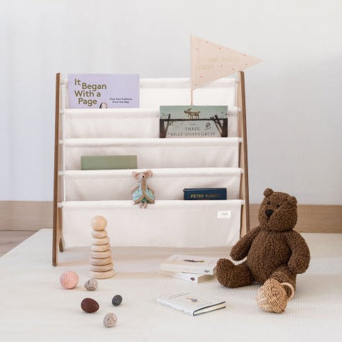 3-sprouts-biblioth-que-enfant-tissu-recycl-cr-me image 3