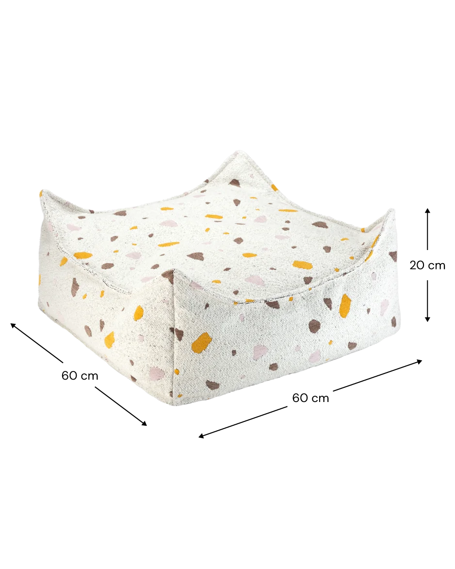 wigiwama-ottoman-carr-coussin-de-sol-terrazzo-marble image 3