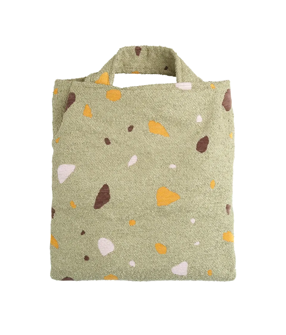 wigiwama-housse-de-rechange-fauteuil-poire-terrazzo-moss image 1