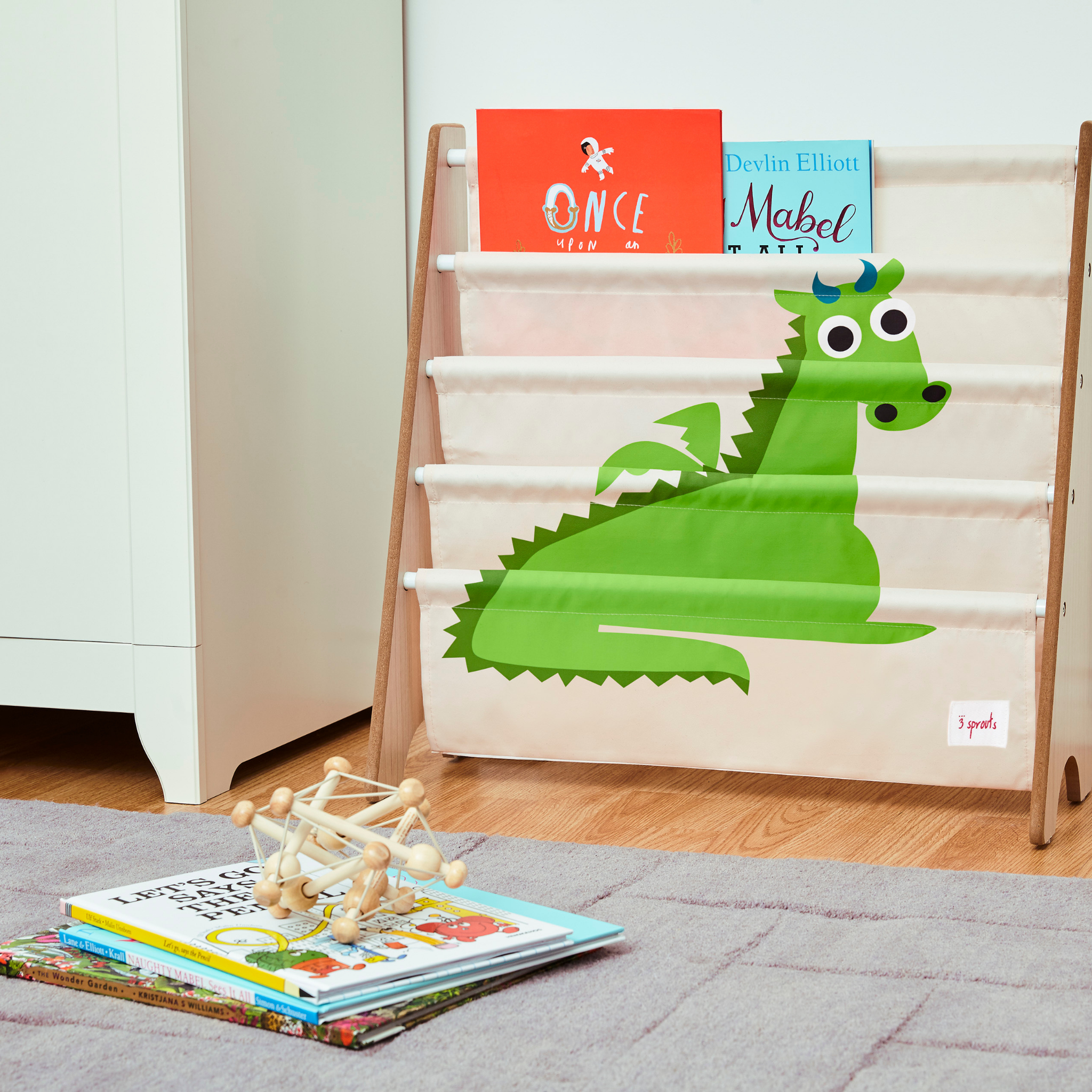 3-sprouts-porte-livres-enfant-dragon image 2