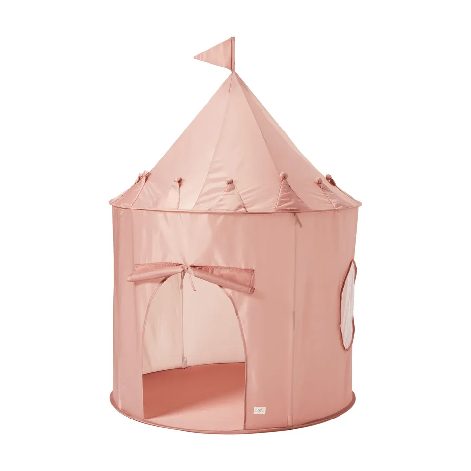 3-sprouts-tente-de-jeu-enfant-tissu-recycl-rose image 1