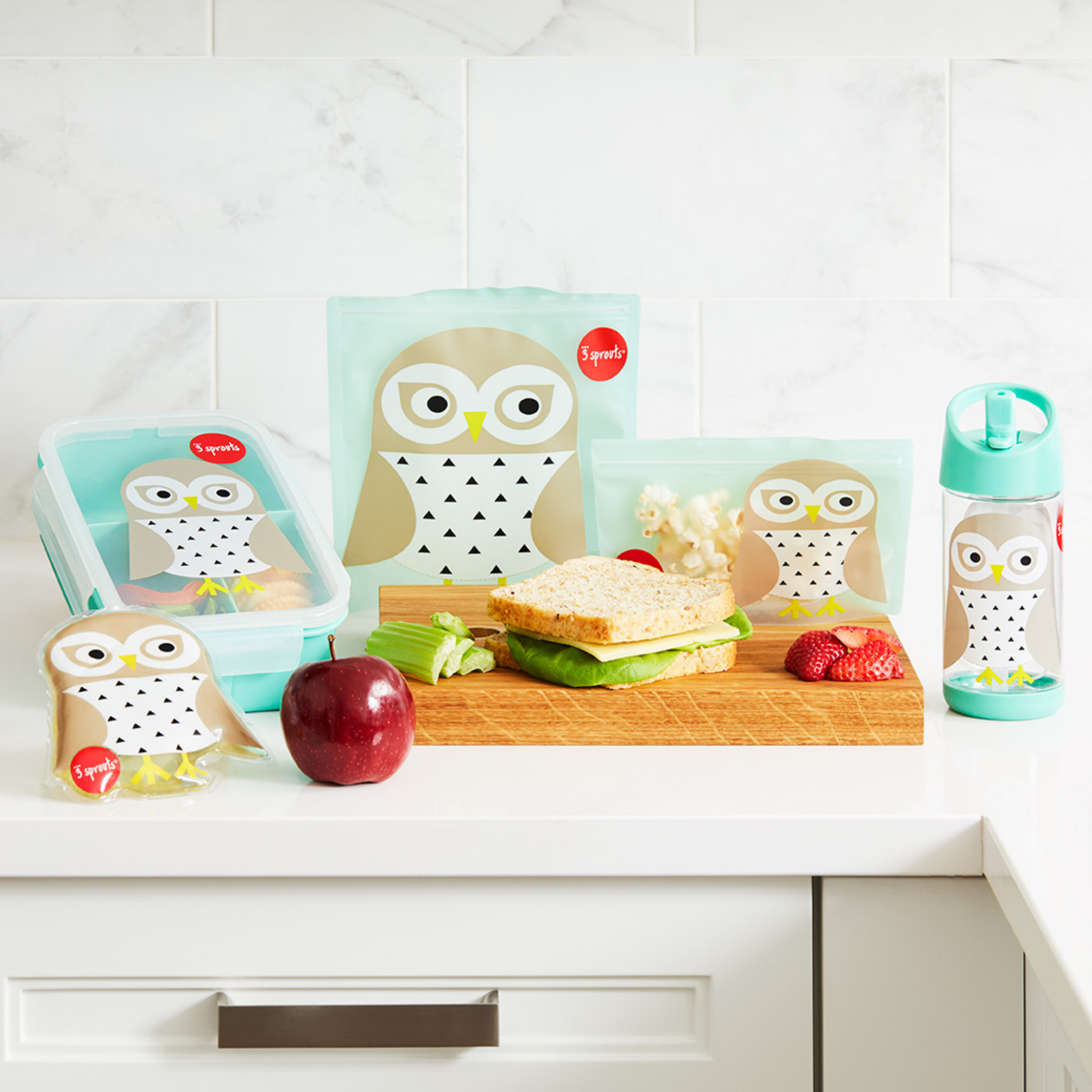 3-sprouts-gourde-enfant-hibou-350-ml-tritan image 2