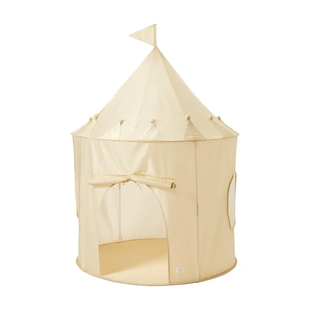 3-sprouts-tente-de-jeu-enfant-beige-en-tissu-recycl-cabane-lecture image 1