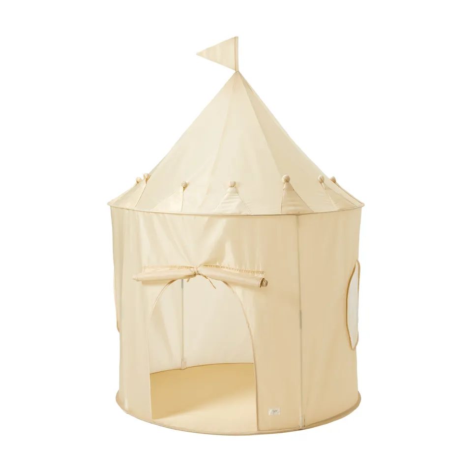 3-sprouts-tente-de-jeu-enfant-beige-en-tissu-recycl-cabane-lecture image 1