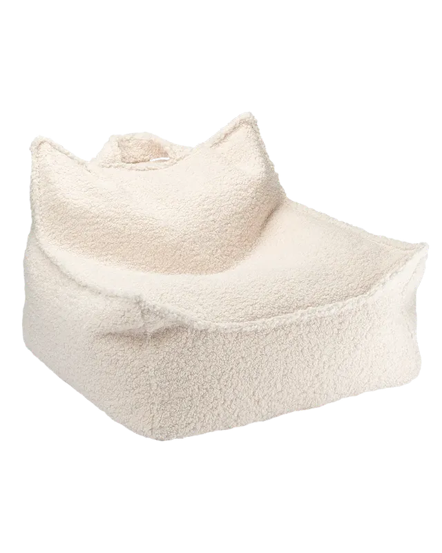 wigiwama-fauteuil-poire-cream-white-teddy-pouf-enfant-blanc image 1