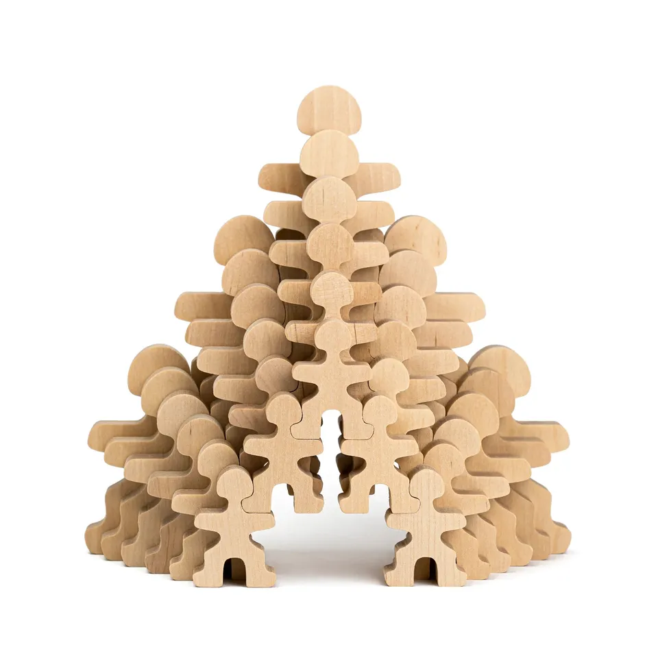 ette-tete-flockmen-set-famille-30-pi-ces-en-bois-naturel image 1