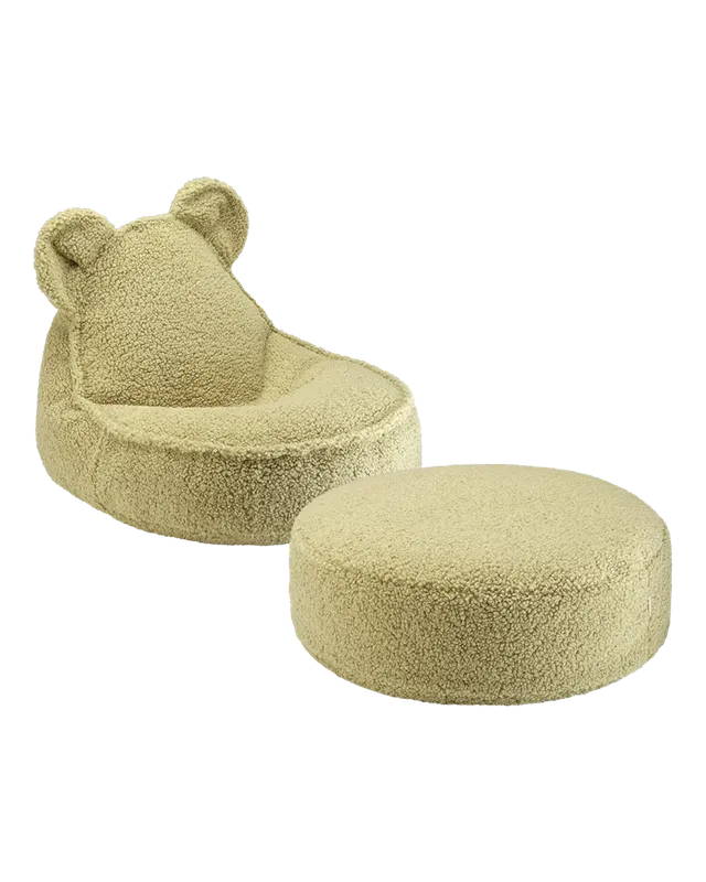 wigiwama-kit-pouf-ours-et-ottoman-matcha image 1