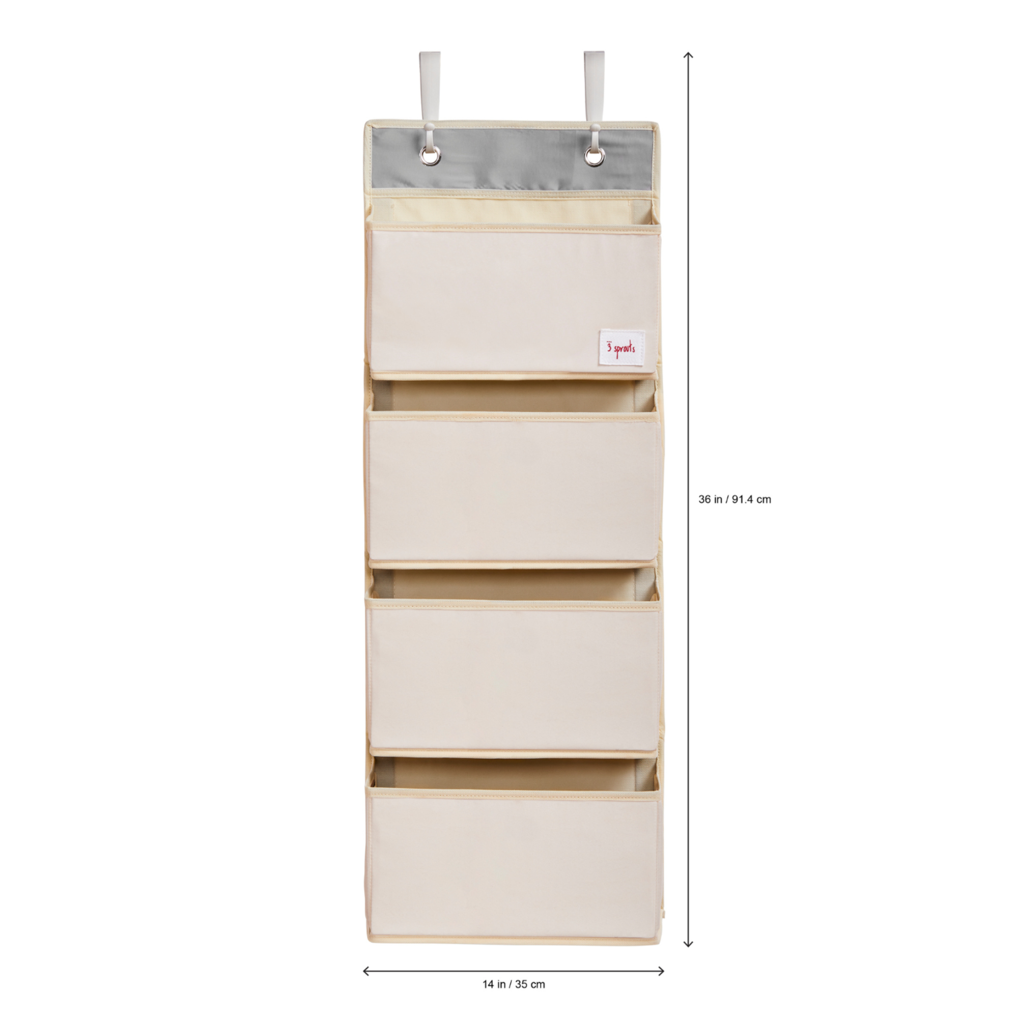 3-sprouts-organisateur-mural-suspendu-lama-4-poches image 4