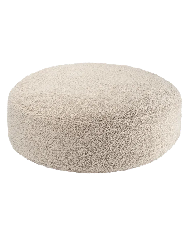 wigiwama-ottoman-rond-biscuit-coussin-de-sol-teddy-enfant image 1