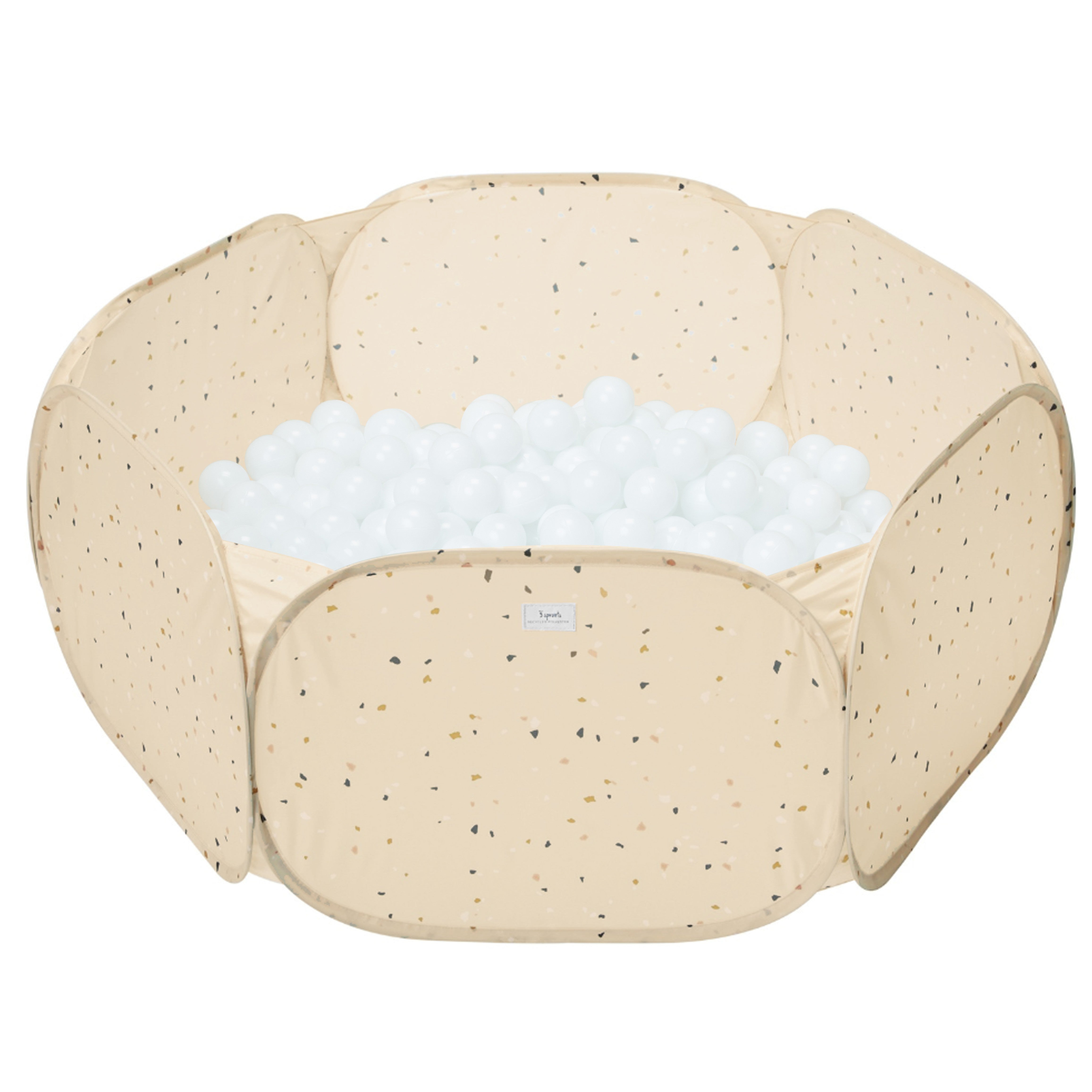3-sprouts-piscine-balles-tissu-recycl-terrazzo-beige image 3