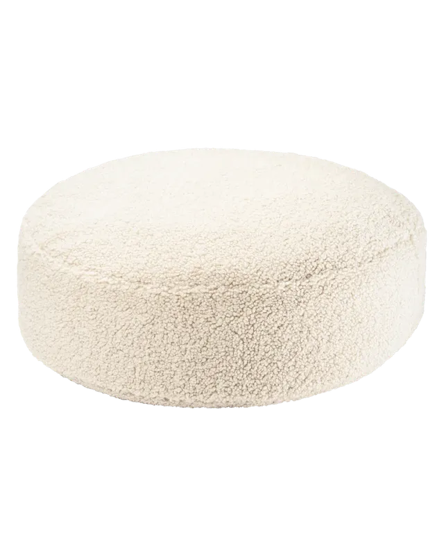 wigiwama-ottoman-rond-cream-white-coussin-de-sol-enfant image 1