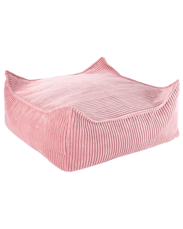 wigiwama-ottoman-carr-pink-mousse-velours-c-tel image 1