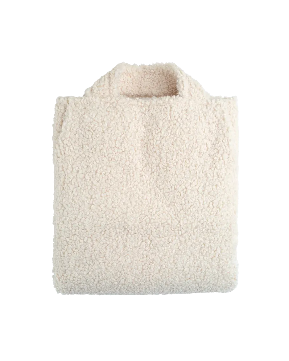 wigiwama-fauteuil-poire-cream-white-housse-de-rechange-teddy image 1