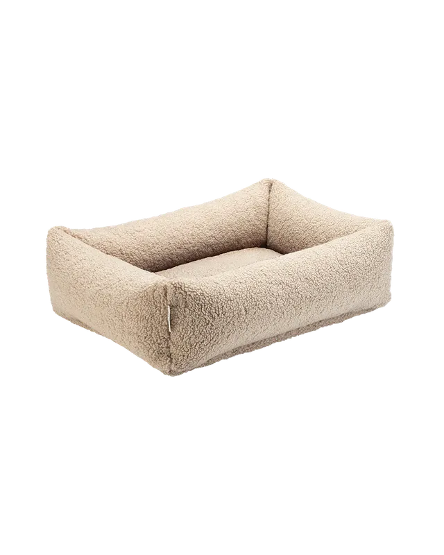 wigiwama-biscuit-pet-snuggle-bed-m-lit-chien-teddy-r-versible image 1