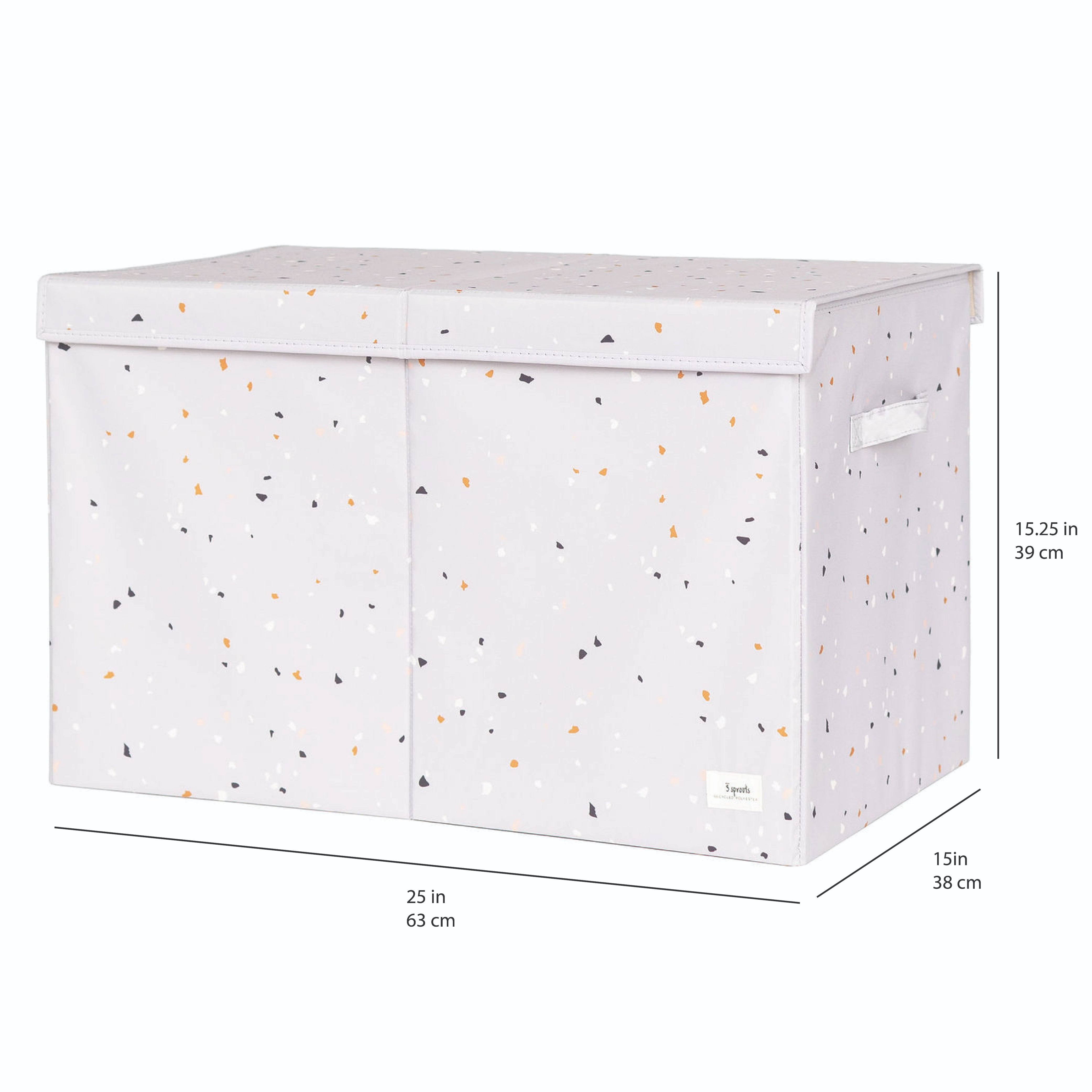 3-sprouts-coffre-de-rangement-pliable-en-tissu-recycl-gris-terrazzo image 5