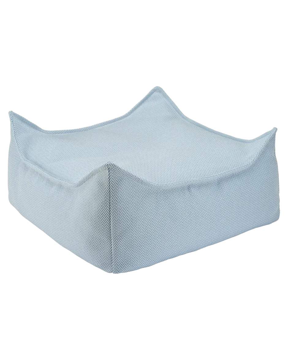 wigiwama-ottoman-carr-outdoor-coussin-de-sol-carr-azure-ext-rieur image 1