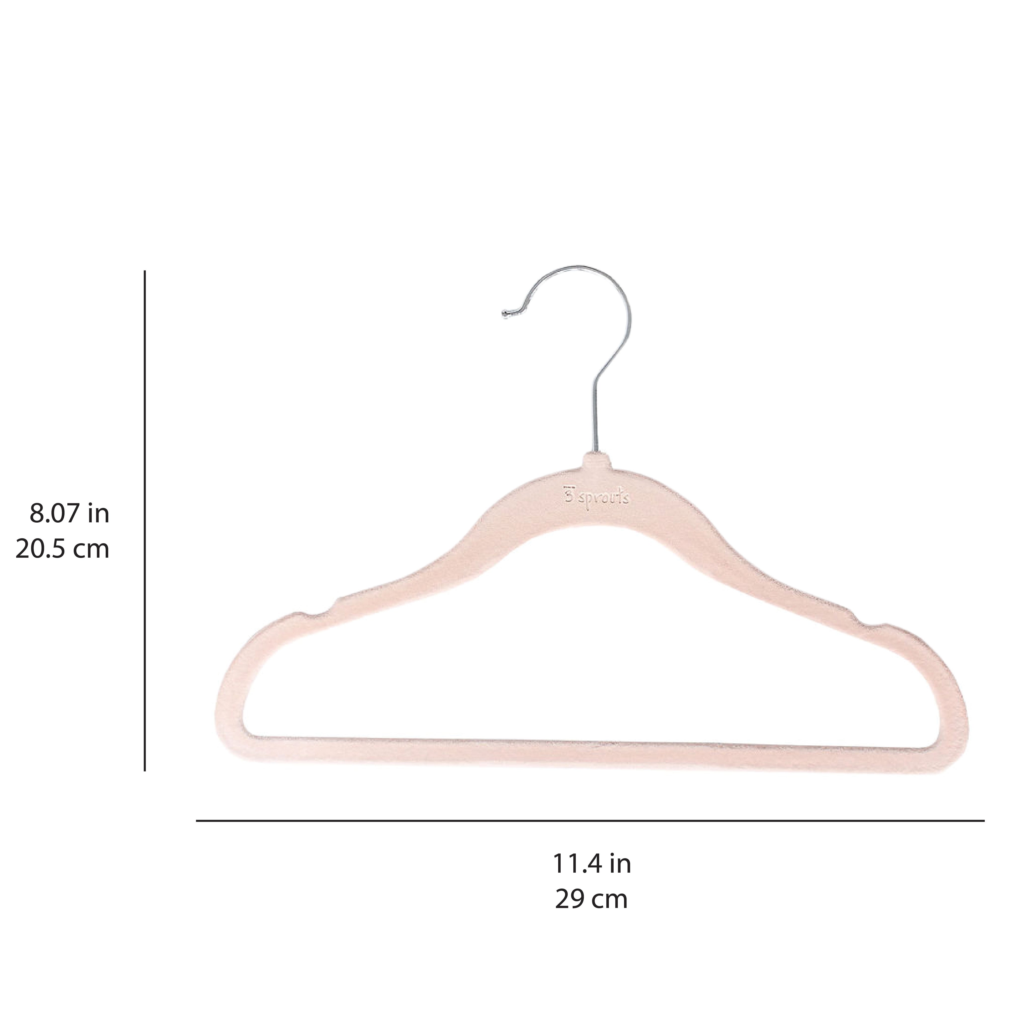 3-sprouts-cintres-velours-enfant-rose-x30-antid-rapants image 3