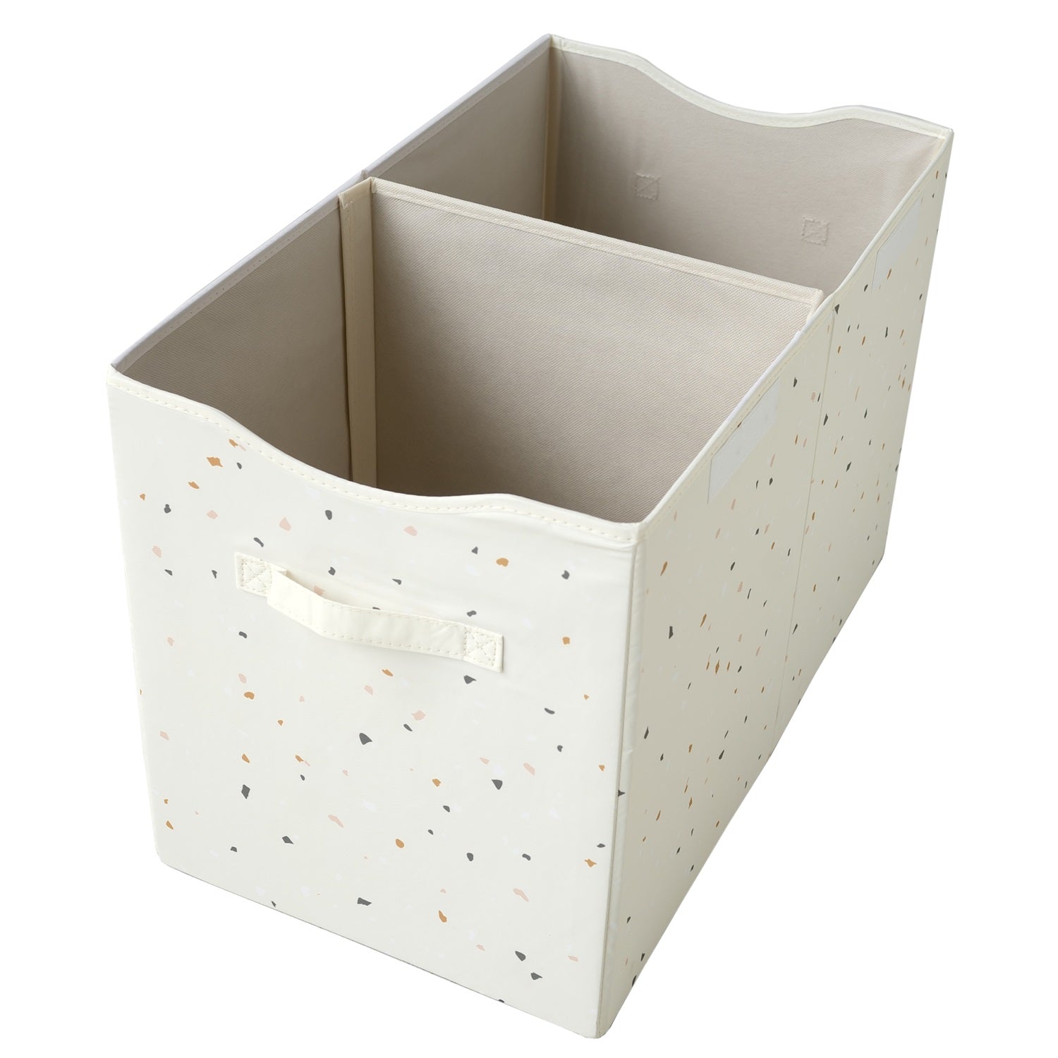 3-sprouts-terrazzo-cr-me-coffre-de-rangement-pliable-en-tissu-recycl image 3