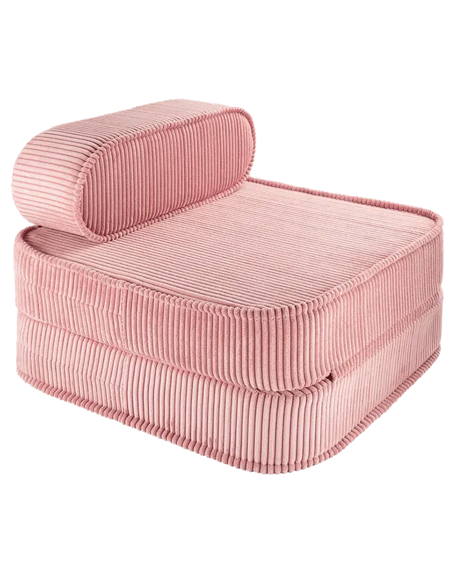 wigiwama-fauteuil-pliant-pink-mousse-chauffeuse-enfant-convertible image 1